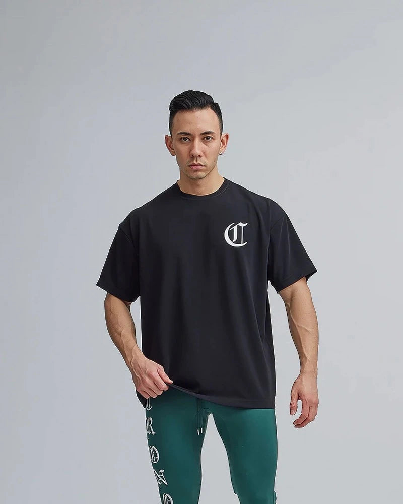 Women's CRONOS Oversized Cotton Workout T-Shirt