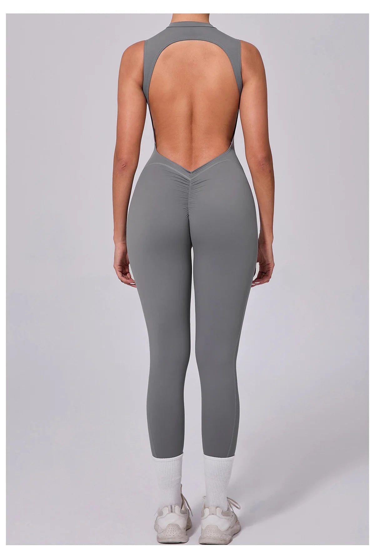 Women's Workout Black Jumpsuit