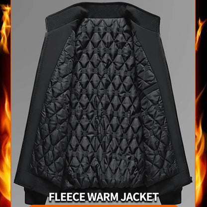Men Windbreaker Streetwear Winter Fleece Jackets Plus Size 6XL 7XL 8XL Thicken Warm Varsity Jacket Coat For Men Parkas Overcoats