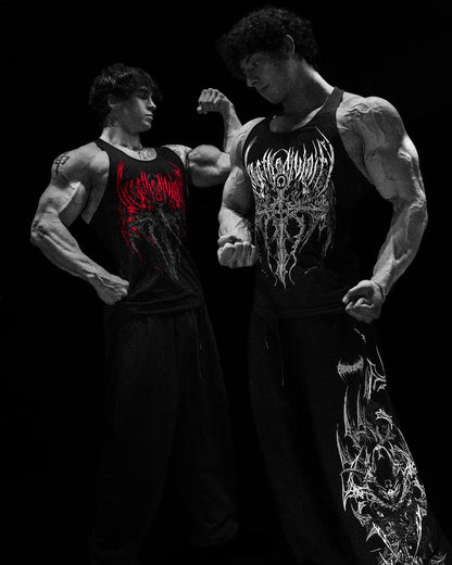 Breathedivinty Men's Sports Vests for Jogging and Fitness Training T-Shirts