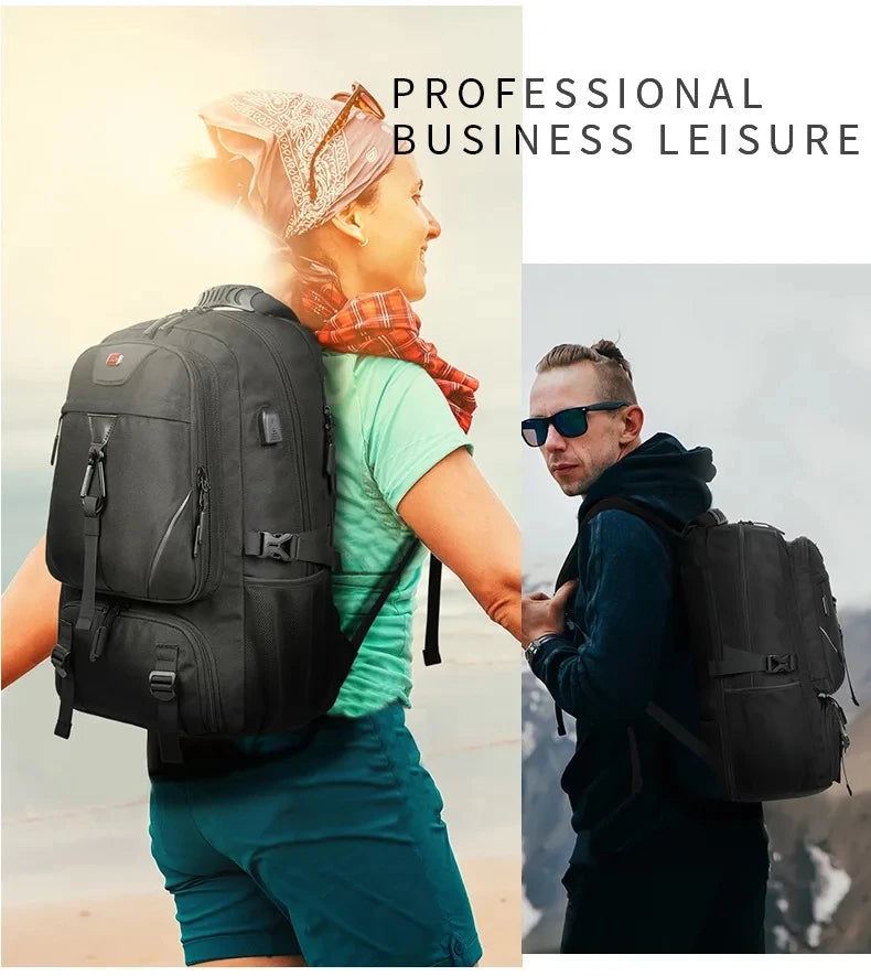 50L 60L 80L Travel Backpack for Women and Men Large Capacity Outdoor Waterproof Men's Business Trip Backpacks Women's Laptop Bag