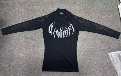 Breathedivinity highly elastic compression exercise fitness running compression long-sleeved tight-fitting clothing