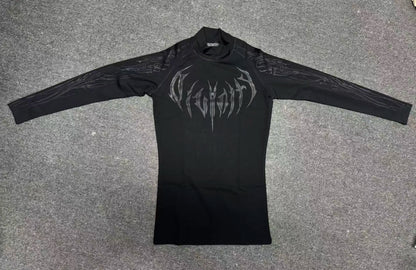 Breathedivinity highly elastic compression exercise fitness running compression long-sleeved tight-fitting clothing