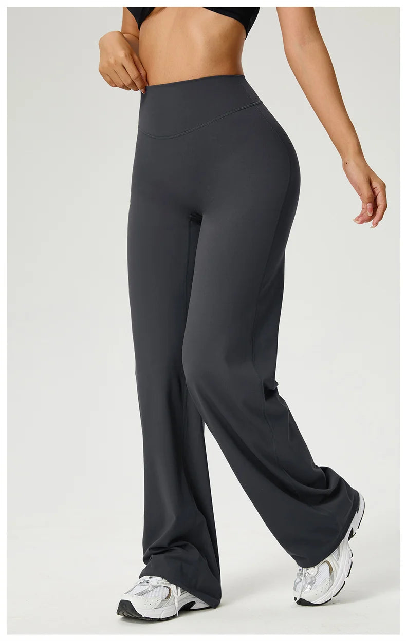 Women's Workout Wide-Leg High-Waist Leggings