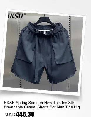 HKSH RO 2025 Summer New Man Dark Tide Chic Tank Top Ultra-thin Transparent Sleeveless Sweatshirt Wool Fashion Vest Trendy HK4911
