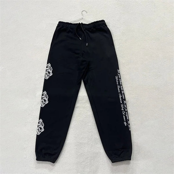 DARC SPORT ankle-length sweatpants, American-style fleece pants, fall/winter fitness training pants, men's and women's matching