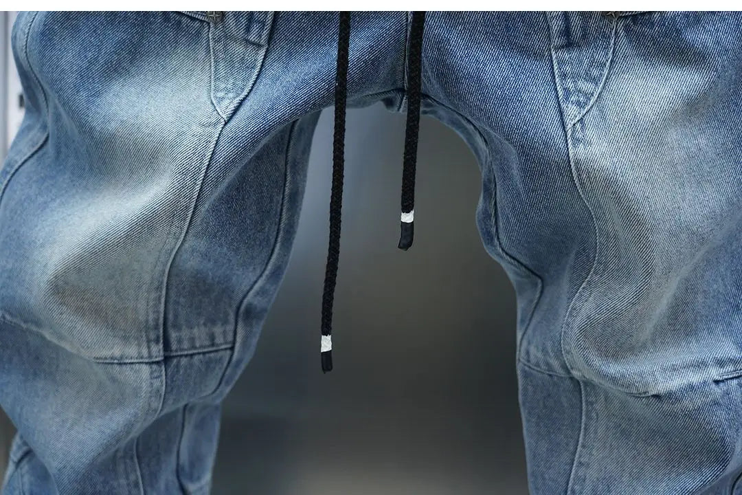 Fashionable Harem Jeans Outdoor Casual Men's Trousers Luxury Brand Men Clothing