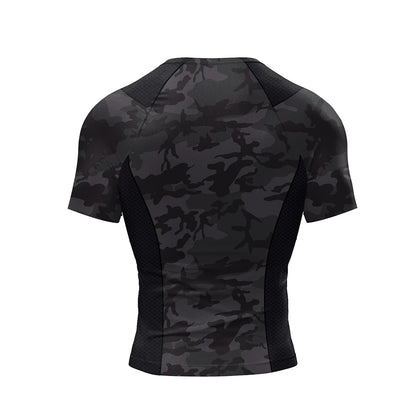 Apex Ritual – 黒 ノーギ BJJ 柔術 Tシャツ & MMA ショーツセット – ラッシュガード & コンプレッションウェア