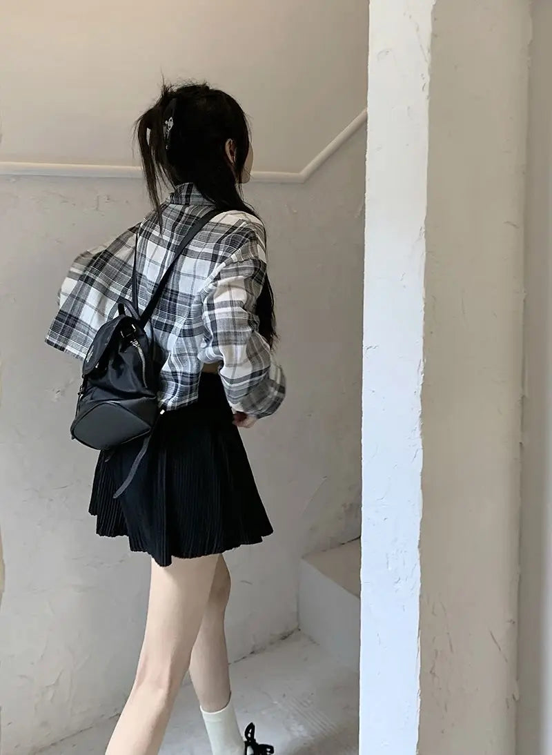 Solid Shorts Women Summer Folds All-match High Waist Stylish Popular Aesthetic Fashion Korean Style Шорты Женские Летние Chic