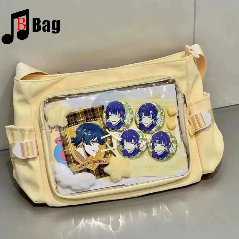 Japanese One shoulder large capacity female Ita Bags Y2K Spice Girl Uniform bag Comic Exhibition Goth Lolita Women Computer bag