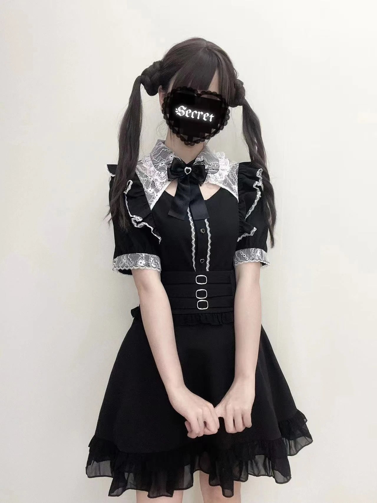 Women's Jirai Kei Lolita Long-Sleeve Blouse