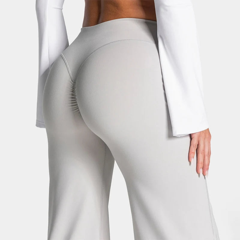 Women's Scrunch Wide-Leg Yoga Pants
