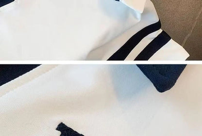 Salt Series Street Sle Sportswear Women's Summer 2026 Faion Set ort orts Casual Two-Piece Suit V-Ne Loose Fit Polye...