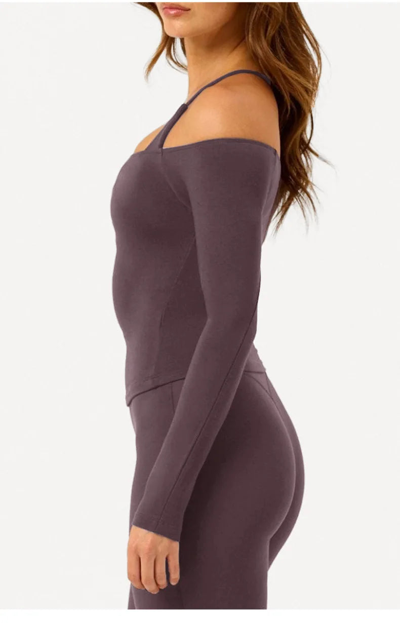 Women's Workout Wide-Leg High-Waist Two-Piece Set
