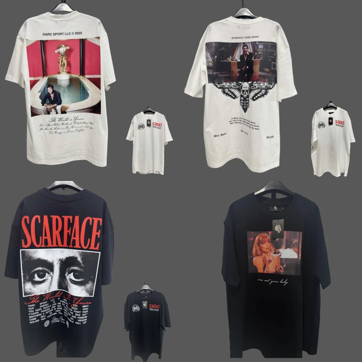 Apex Ritual – アニメプリント メンズクルーネックTシャツ – ゆったりカジュアル フィットネストレーニング コットンTee