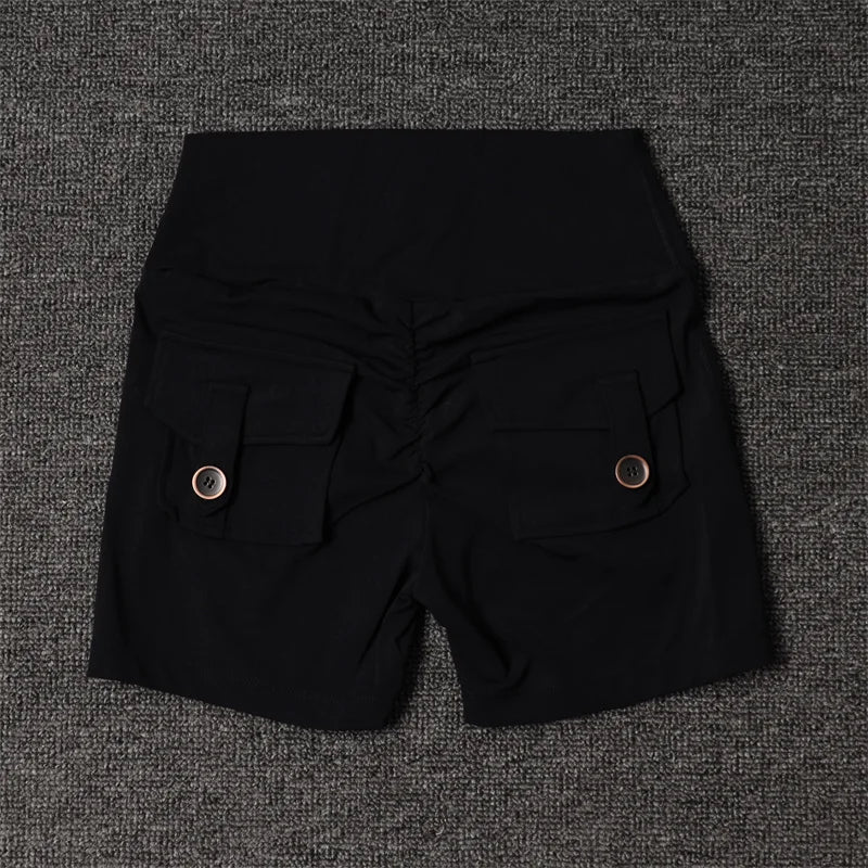 Women's Workout Slim Fit High-Waist Shorts
