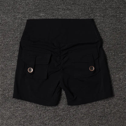 Women's Workout Slim Fit High-Waist Shorts