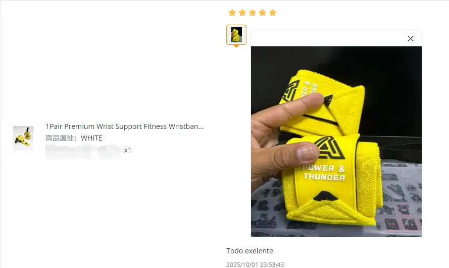 1Pair Premium Wrist Band Wrist Support Brace Strap Extra Strength Weightlifting Wrist Wrap Bandage for Fitness Gym Training Gift