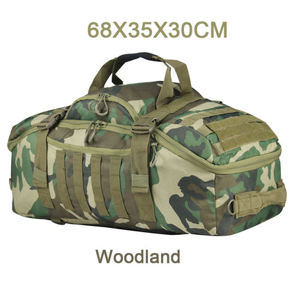 25L 45L 80L Sport Travel Bag Molle Tactical Backpack Gym Fitness Bag Large Duffle Bags for Camping Hunting Fishing