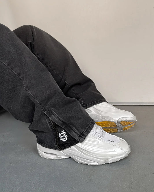 Men's Y2K Vintage Streetwear Gold Coin Jeans