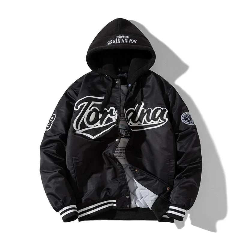 Hip Hop Baseball Jacket Men Women Embroidery Jacket Letter Streetwear Jacket Fashion Vintage Windbreaker Couples Spring Autumn