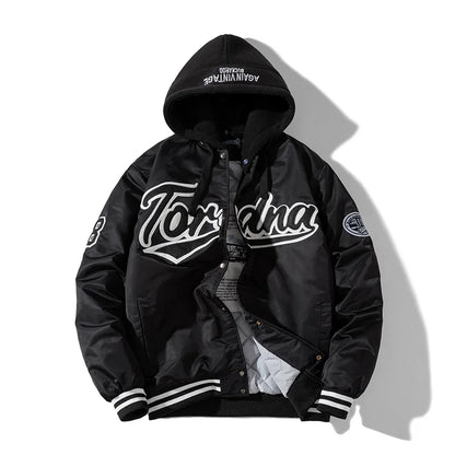 Hip Hop Baseball Jacket Men Women Embroidery Jacket Letter Streetwear Jacket Fashion Vintage Windbreaker Couples Spring Autumn
