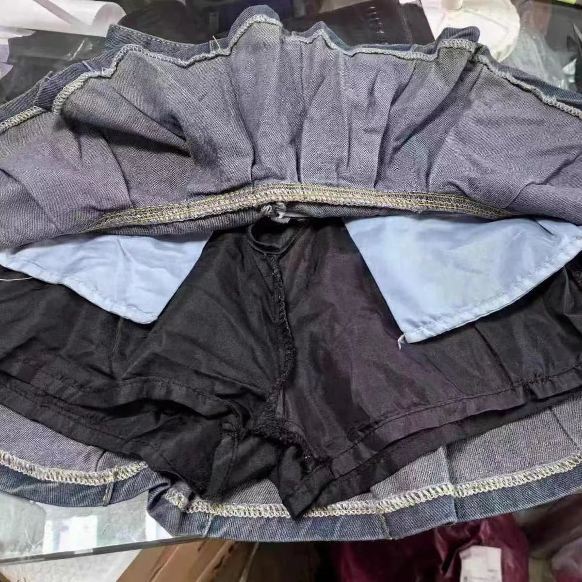 Women's Y2K Harajuku Denim Mini Skirt