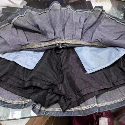 Women's Y2K Harajuku Denim Mini Skirt