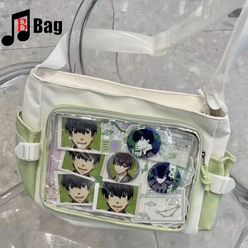 Japanese One shoulder large capacity female Ita Bags Y2K Spice Girl Uniform bag Comic Exhibition Goth Lolita Women Computer bag
