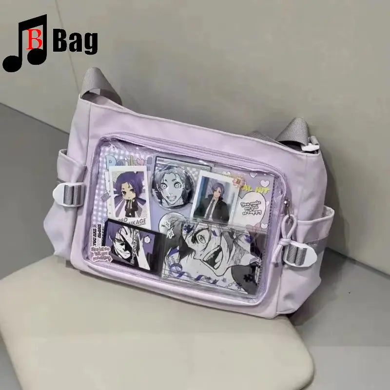 Japanese One shoulder large capacity female Ita Bags Y2K Spice Girl Uniform bag Comic Exhibition Goth Lolita Women Computer bag