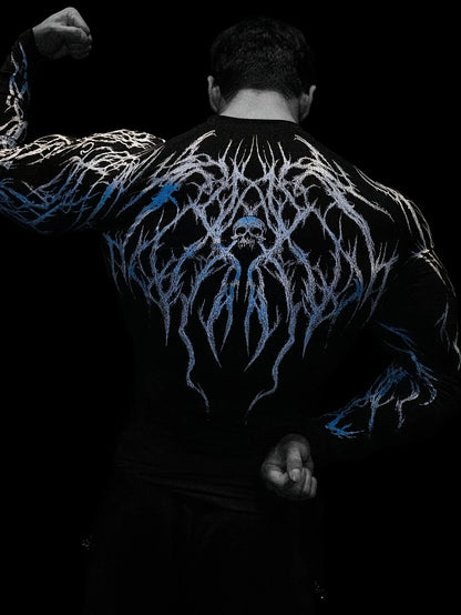 Tight Fitting Long Sleeved T-shirt S-2XL High Elasticity Muscle Fitness Shirt Quick Drying Moisture Wicking And Sweat Wicking