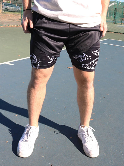 Apex Ritual – Men's 2-in-1 Training Shorts – Quick-Dry Double-Layered Gym Running Shorts