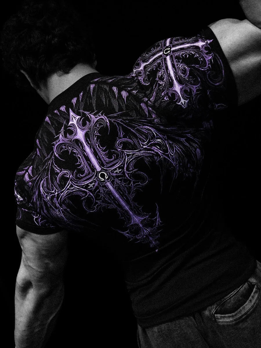 Breathedivinity Quick-dry Short-Sleeved Fitness Training Elastic - APEX RITUAL men's t-shirts