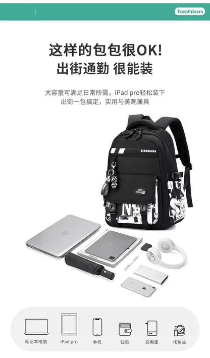 NEW Children School Bags Teenage Boys Kids Backpack Middle High School Students School Backpacks Outdoor Travel Book Bag Mochila