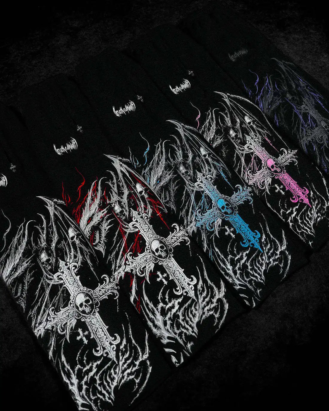 Breathedivinity American-style street workout casual loose-fit printed cotton long pants