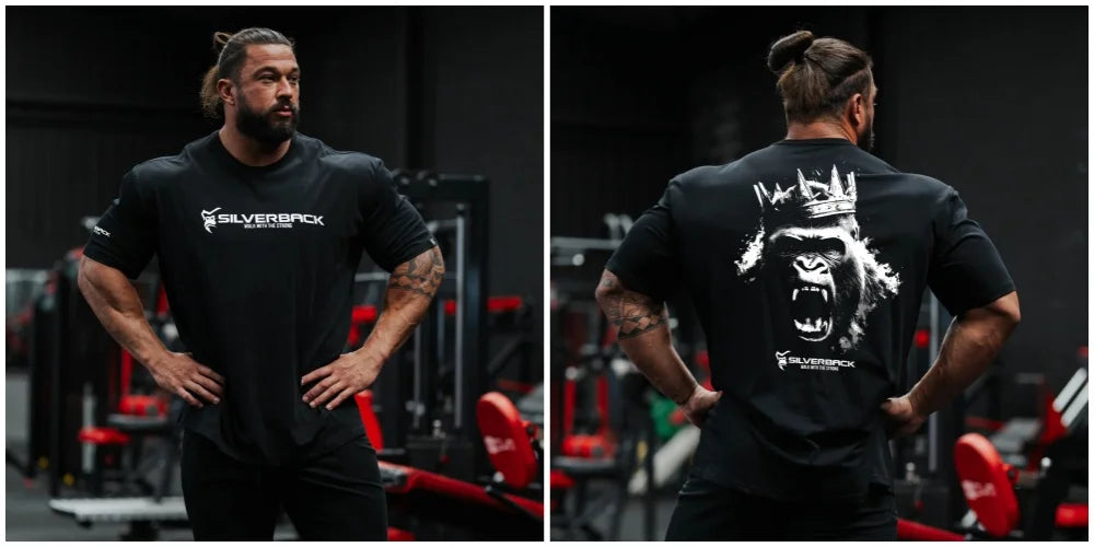 Apex Ritual – オーバーサイズ ジムTシャツ – ゆったり 通気性 ボディビルディング フィットネスTシャツ