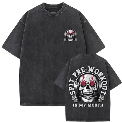 Apex Ritual – Anti Social Lifting Club スケルトン ジム ポンプ カバー Tシャツ – 面白いヴィンテージ ボディービル Tシャツ