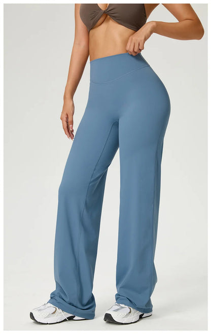 Women's Workout Wide-Leg High-Waist Leggings