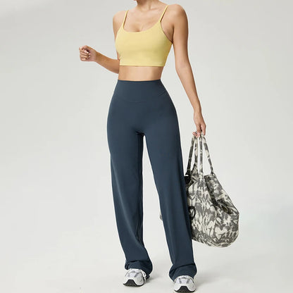 Women's Workout Wide-Leg High-Waist Leggings