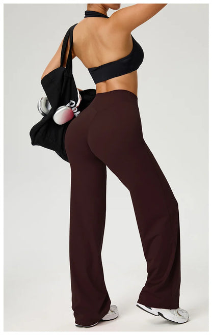 Women's Workout Wide-Leg High-Waist Leggings