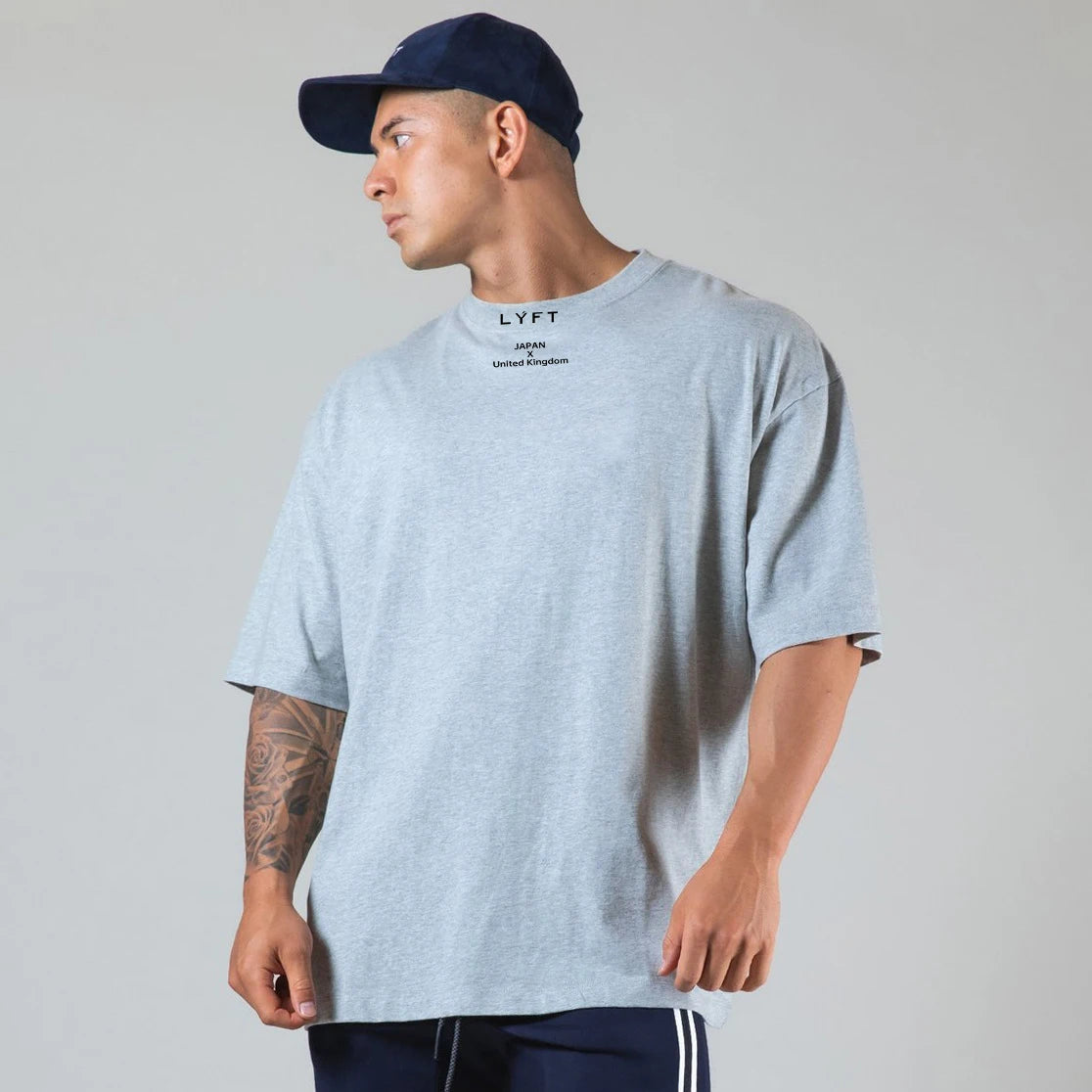 Apex Ritual – 日本とイギリスのコットンジムランニングTシャツ – 半袖ワークアウトトレーニングTシャツ