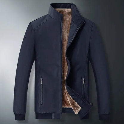 Men Windbreaker Streetwear Winter Fleece Jackets Plus Size 6XL 7XL 8XL Thicken Warm Varsity Jacket Coat For Men Parkas Overcoats