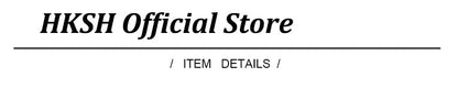 HKSH Spring Summer New Men's Tide Dark Cotton Form Five Star Printed Pattern Cotton T-shirts Half Sleeve Women Chic Tees HK2006