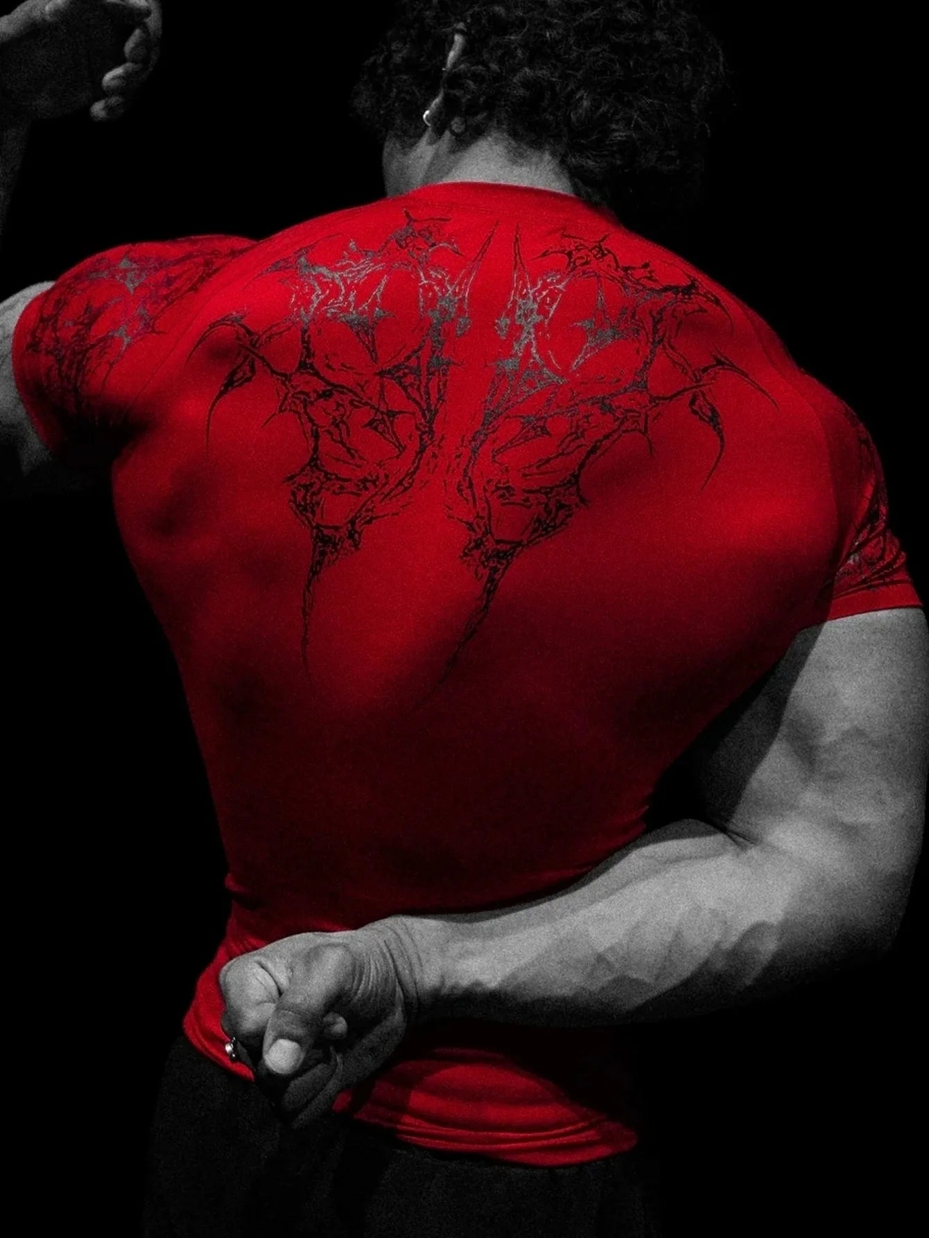 Men's Gym Workout T-shirt - Quick Dry Compression Short Sleeve Top For Bodybuilding Running Training Athletic Sports Wear