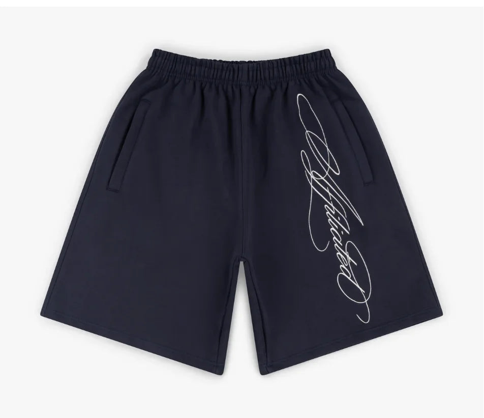 Men Casual White Shorts Minimalist Loose Fit Print Breathable Summer 2025 Fashion Comfort Lightweight Beach Gym Outdoor