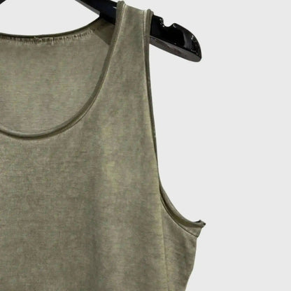 HKSH Spring Summer New Men Dark Punk Waste Land Style Trend Spliced Niche Design Sleeveless T-shirt Dark Cotton Tank Tops HK4539