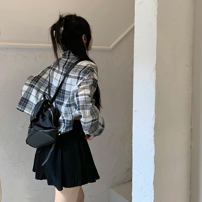 Solid Shorts Women Summer Folds All-match High Waist Stylish Popular Aesthetic Fashion Korean Style Шорты Женские Летние Chic