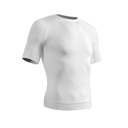 Summer Men Short Sleeve T-Shirt Breathable Compression Gym Running T Shirt Man Casual Tops Seamless Fitness Shirts Man Clothing