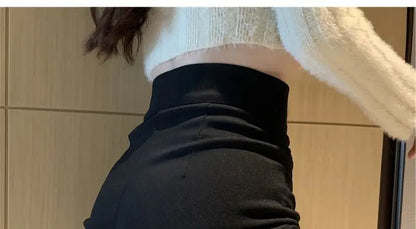 XS-5XL Shorts Women Black Wide-leg High Waist Shirring Lace-up All-match Streetwear Korean Fashion Summer Female Casual Y2k Chic