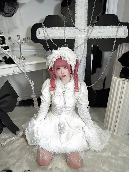 Women's Harajuku Gothic Lolita Mini Dress